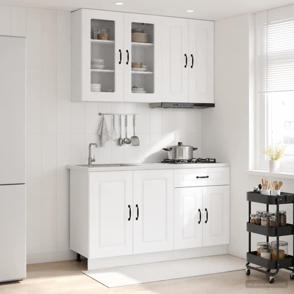 Kitchen unit KALMAR 4 pcs. White Treated wood