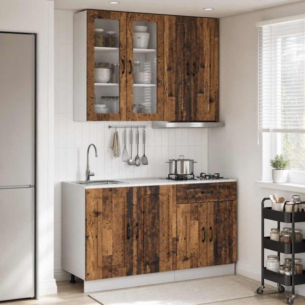 Kitchen unit KALMAR 4 pcs. Aged wood