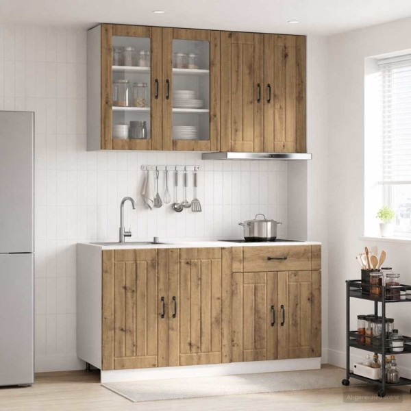 Kitchen unit LUCCA 4 pcs. Artisan oak Processed wood