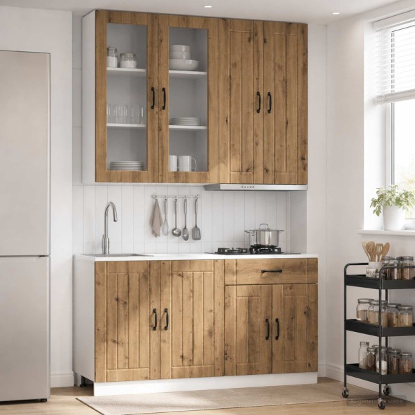 Kitchen unit LUCCA 4 pcs. Artisan oak Processed wood