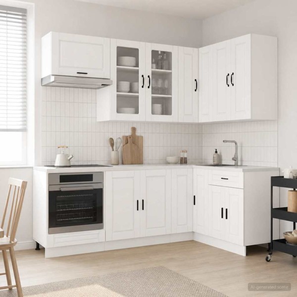 Kitchen unit PORTO 8 pcs. Ultra glossy white