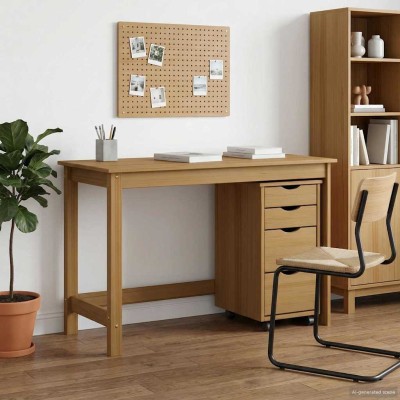Desk and rolling cabinet...