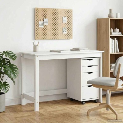 Desk and rolling cabinet...