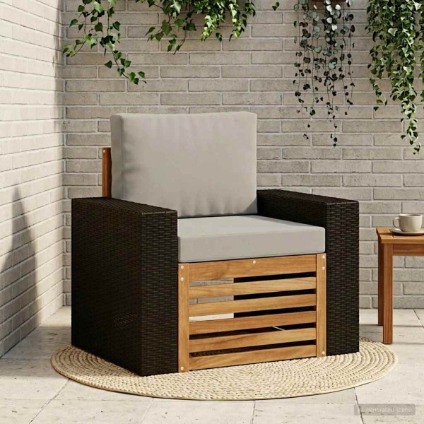 Lauko Vidurinis Sofa Natūrali