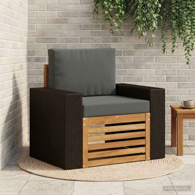 Outdoor Medium Sofa Solid...