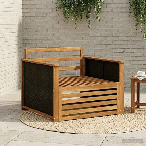 Lauko Vidurinis Sofa Natūrali