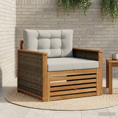 Outdoor Medium Sofa Solid...