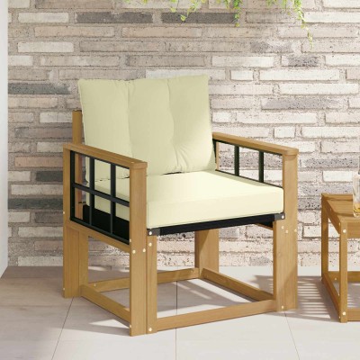 Outdoor sofa Solid acacia...
