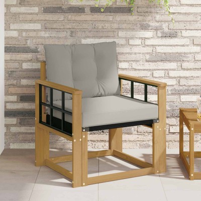 Outdoor sofa Solid acacia...