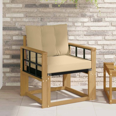 Outdoor sofa Solid acacia...
