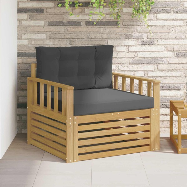 Outdoor sofa Polyester White