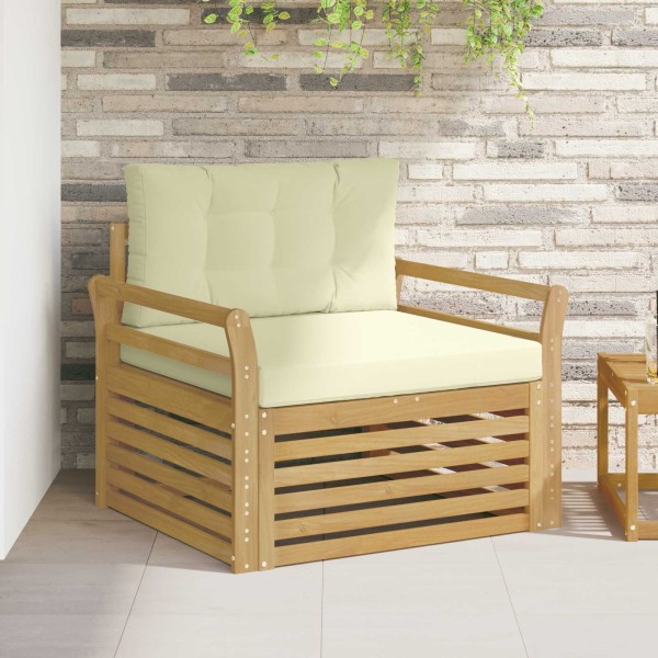 Outdoor sofa Polyester White