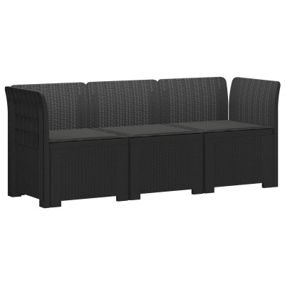 3-seater garden sofa with...