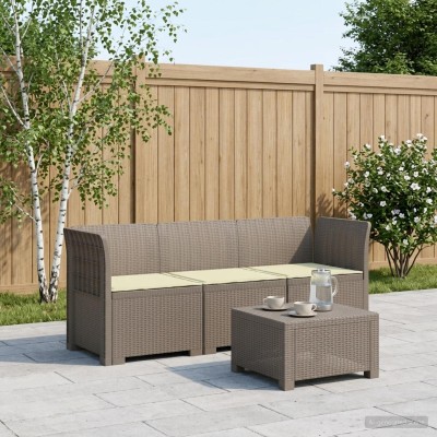 3-seater garden sofa with...
