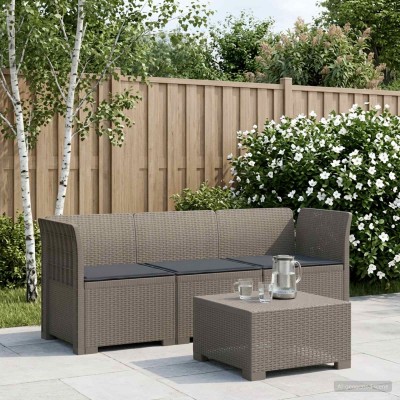 3-seater garden sofa with...