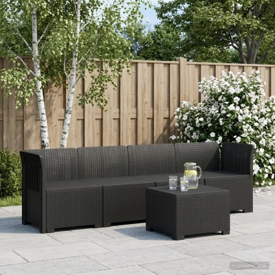 4-seater garden sofa with...