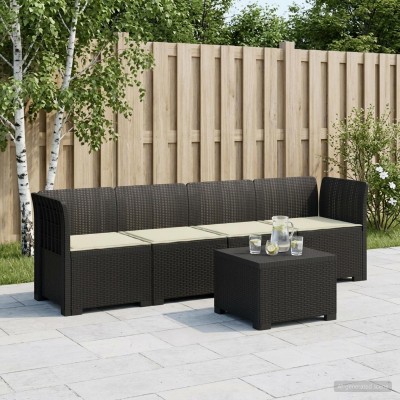 4-seater garden sofa with...