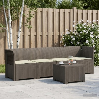 4-seater garden sofa with...