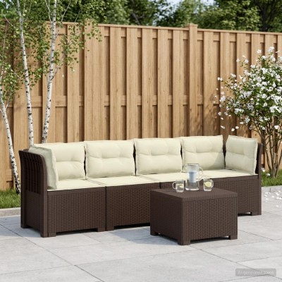 4-seater garden sofa with...