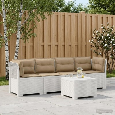 4-seater garden sofa with...