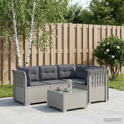 4-seat Garden Sofa With...