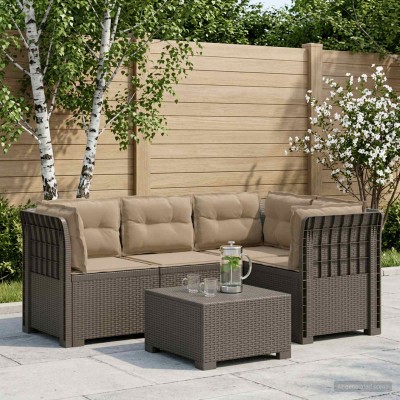 4-seat Garden Sofa With...