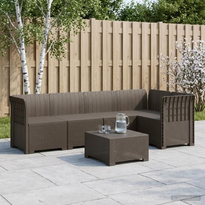 5-seater garden sofa Rattan...