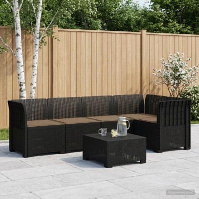 5-seater garden sofa with...