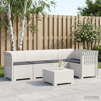 5-seater garden sofa with...