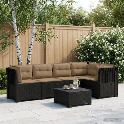 5-seater garden sofa with...