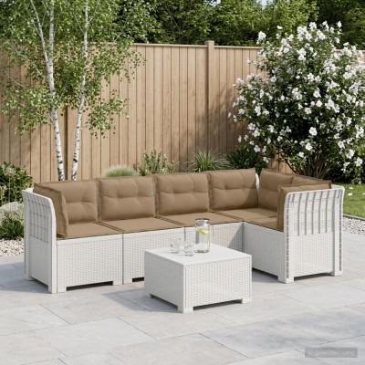 5-seater garden sofa with...