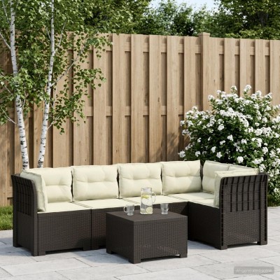 5-seater garden sofa with...