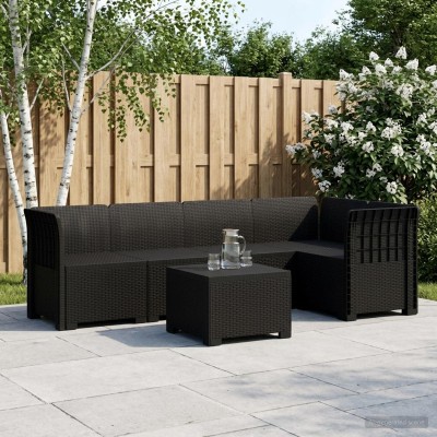 5-seater garden sofa with...