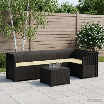 5-seater garden sofa with...