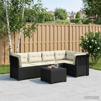 5-seater garden sofa with...