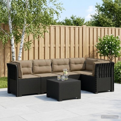 5-seater garden sofa with...