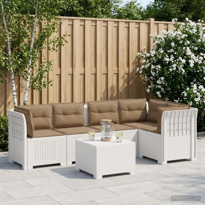5-seater garden sofa with...