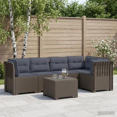 5-seater garden sofa with...