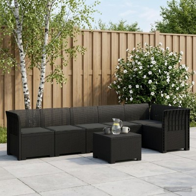 6-seat Garden Sofa With...