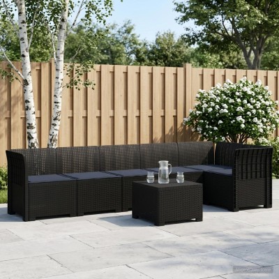 6-seat Garden Sofa With...
