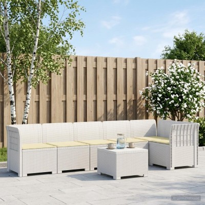 6-seat Garden Sofa With...