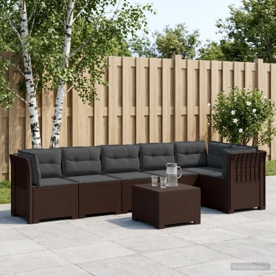 6-seat Garden Sofa With...