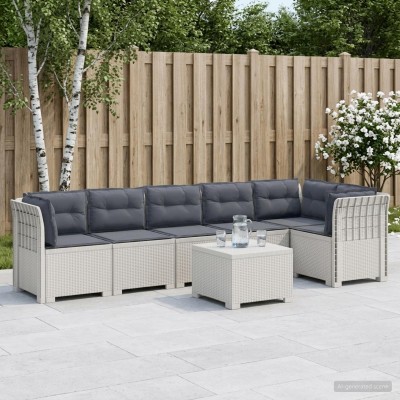 6-seat Garden Sofa With...