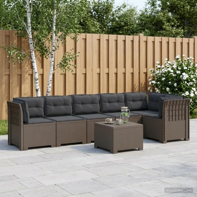6-seat Garden Sofa With...