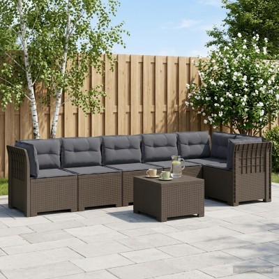 6-seat Garden Sofa With...