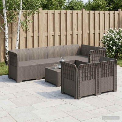 7-Vietis Sodo Sofa Ratanas...