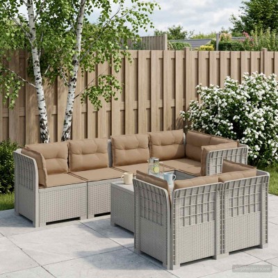 7-Seat Garden Sofa with...