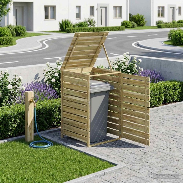 Storage space for wheeled garbage containers 240 L