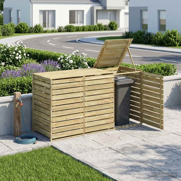 Storage space for wheeled garbage containers 240 L