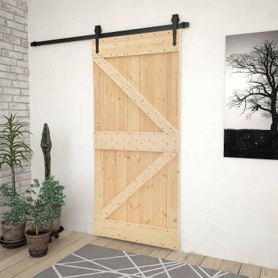 Sliding door Natural and...